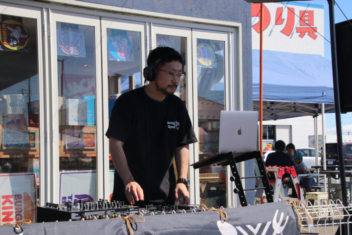 a DJ playing songs